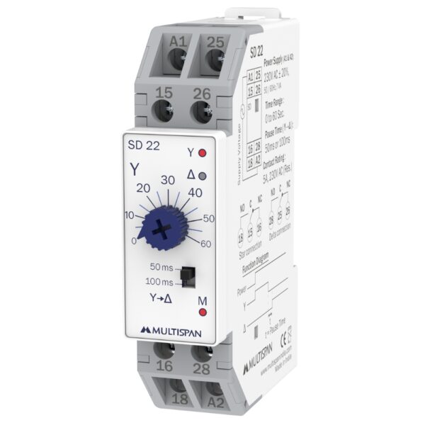 MULTISPAN STAR-DELTA TIMER SD-22