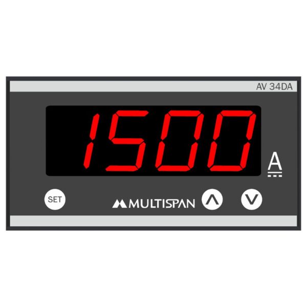 MULTISPAN DIGITAL DC AMPERE METER AV-34DA